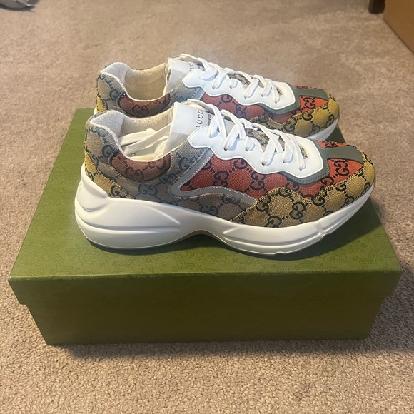 Gucci Rython GG Multi Color White NWT - Picture 3 of 15